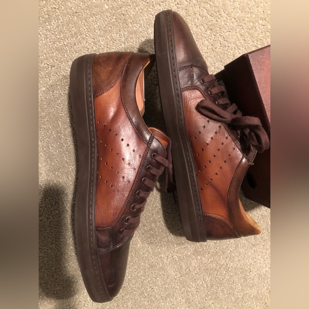 Mezlan Cognac Sneakers